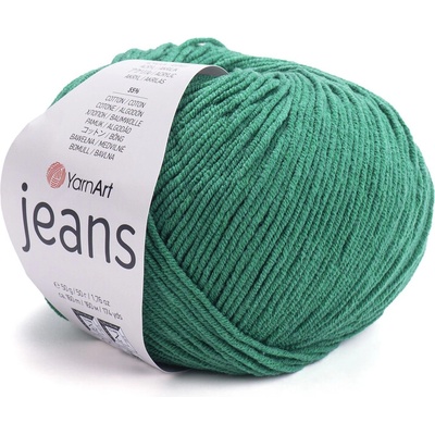 Yarn Art příze YarnArt Jeans 52 trávově zelená