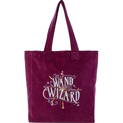 Carat Shop Nákupná zamatová taška Harry Potter The Wand Chooses The Wizard