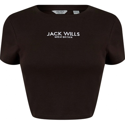 Jack Wills Бебешка тениска Jack Wills Cropped Baby T-Shirt - Col 1