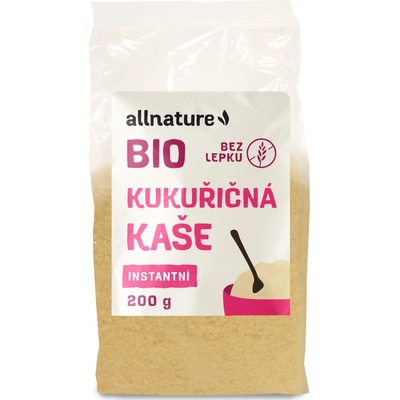 Allnature Kukuřičná kaše instantní BIO 200 g