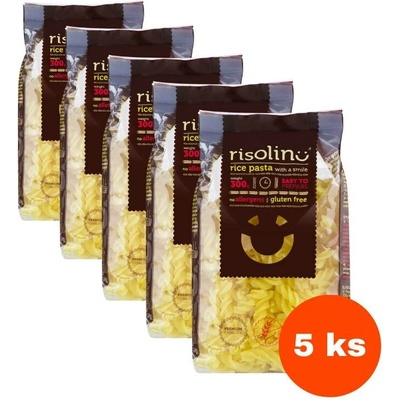 Risolino Rýžové těstoviny vřetena 5 x 300 g