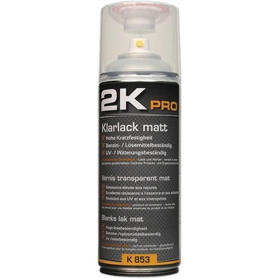 2K PRO dvousložkový bezbarvý lak s tužidlem MAT - 400 ml