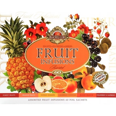 Basilur Fruit Infusions sada ovocných čajov 6 x 10 x 1,8 g