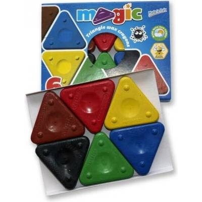 Primo voskovky Magic trojhranné 6 ks