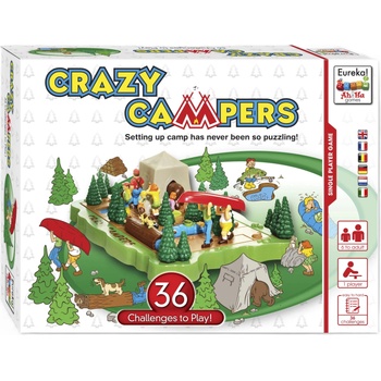 Eurekakids Настолна соло игра Crazy Campers - Детска (473541)