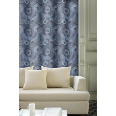 Výpredaj Dekoračné látky, OXY Kolesá, modrý, 150 cm 150 x 170 cm