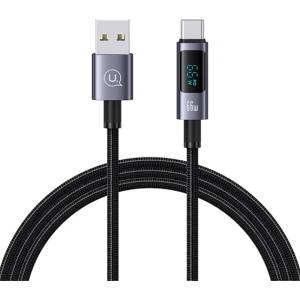 USAMS SUFENG кабел за данни USB - Type-C, 120cm, ЗЕЛЕН SJ673USB01 (SJ673USB01)