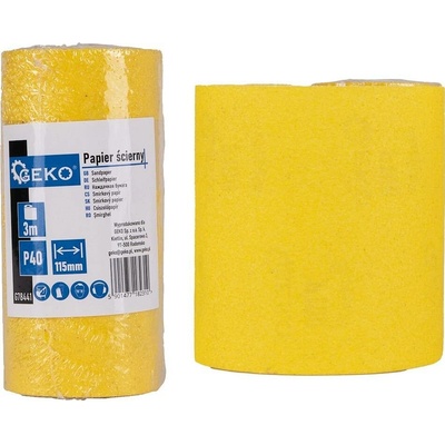 Brusný papír – role 115 mm x 3 m P40 – Geko