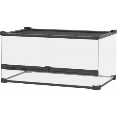 PawHut terárium pro plazy černé 50 x 30 x 25 cm
