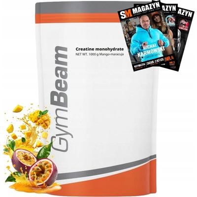 GymBeam 100% Creapure kreatin monohydrát 1000 g