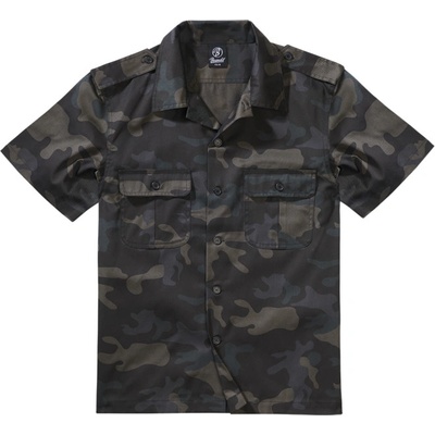 Brandit košile US Hemd 1/2 darkcamo