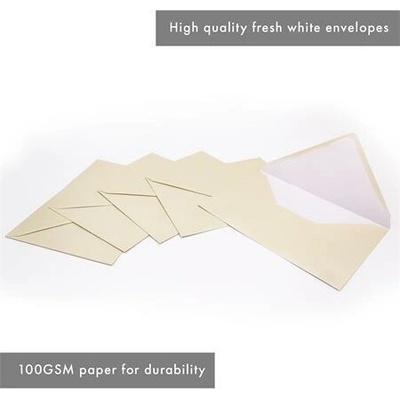 Obálky "White", bílá, C6, pogumovaný povrch, PUKKA PAD 9067-ENV