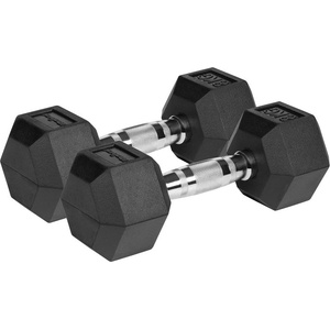 Rebel ACTIVE Чугунени дъмбели с гумено покритие 2x8 кг (RBA-2325-08)