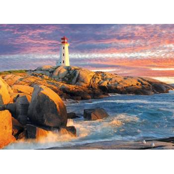 Image 1 of EUROGRAPHICS - Puzzle Peggys Cove Lighthouse, Nova Scotia - 1 000 piese