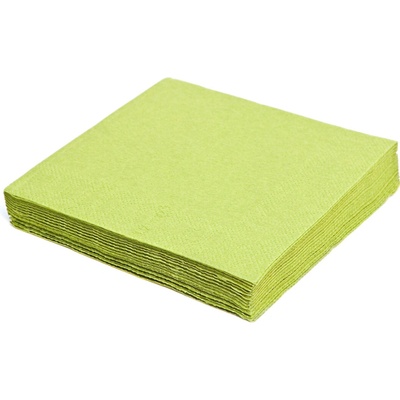 Gastro Papierové servítky 1V žltozelené 33x33cm 100ks