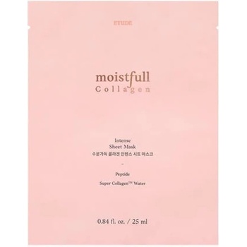 Etude Moistfull Collagen Intense Sheet Mask - Хидратиращ Текстилен Маска с Колаген 1бр/25мл