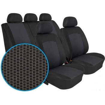 SIXTOL Калъфи за Seat Leon, от 1999 - 2005 г. , 5 врати, спортни седалки, Dynamic Graphite 1262