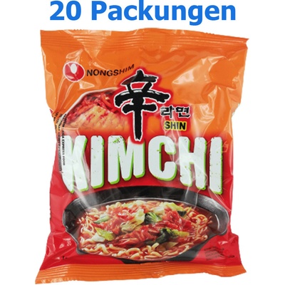 Nongshim polévka KimChi Ramyun pro 2 osoby 120g – Zboží Dáma