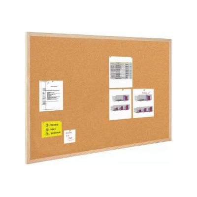 Pbs connect Cork board Bi-Office 60x90cm wooden frame