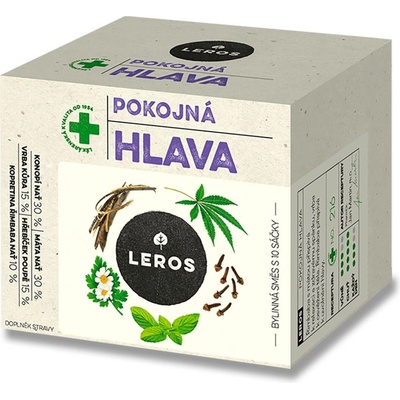 Leros Pokojná Hlava bylinný čaj řimbaba a vrba 10 x 2 g