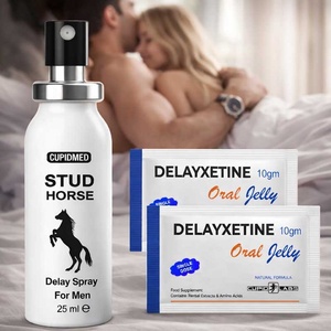  Задържащ спрей за мъже STUD Horse + 2бр Желе за забавяне на еякулацията Delayxetine