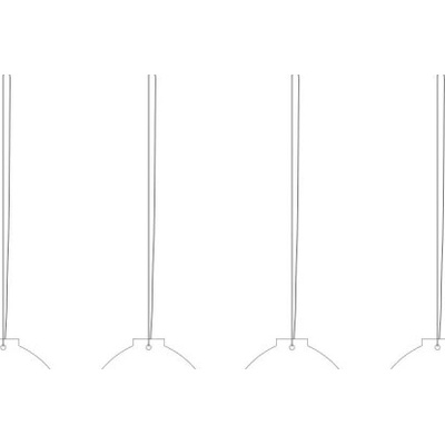 Velikonoční dekorace Deco Egg White set 4 ks COOEE Design