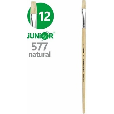 Štetec plochý JUNIOR č. 12" 577 Natural