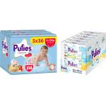 pufies Пелени гащи Pufies Supreme - Размер 4 Maxi, 108 брой, 9-15 kg, 3 x Value Pack + Мокри кърпички Pufies Chamomile Care, 12 x 64 броя - ozone