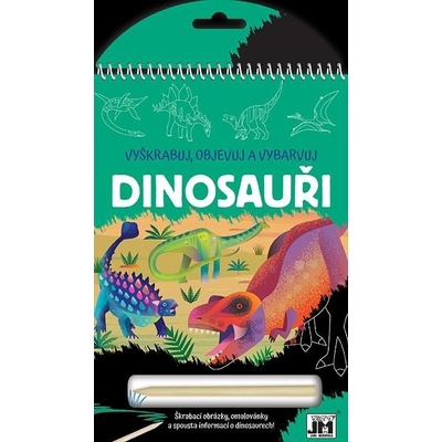 Dinosauři Vyškrabuj objevuj vybarvuj – Zboží Mobilmania