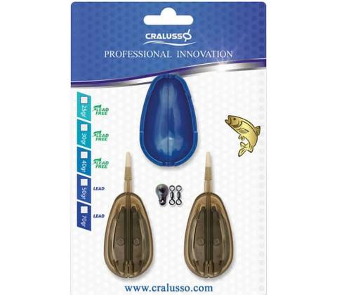 CRALUSSO - Krmítko Method Sensitive 2 + 1 40 g