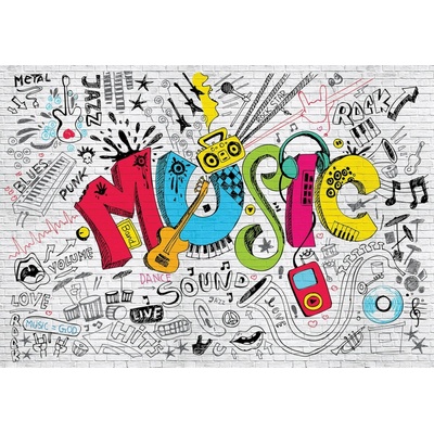Postershop Fototapeta vliesová MUSIC, rozměry 254x184 cm
