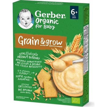 Gerber Organic Nemliečna s príchuťou sušienky 3 x 200 g​