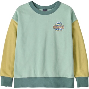 Patagonia Детски пуловер Patagonia Kid's Crew Sweatshirt Jumper - Great Waves: Thin Ice - размер XXL (704-5987-0116)