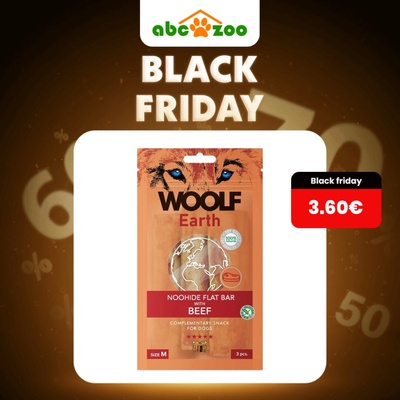 Woolf Dog Earth NOOHIDE M Beef 90 g