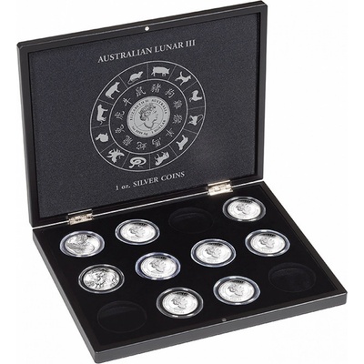 Leuchtturm Kazeta pro 12 stříbrných mincí 1 Oz Lunarní série III – Sleviste.cz