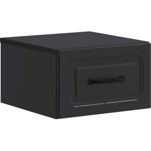 vidaXL Спален шкаф с монтаж на стена Черно 34, 5 x 33 x 20 см (899277)