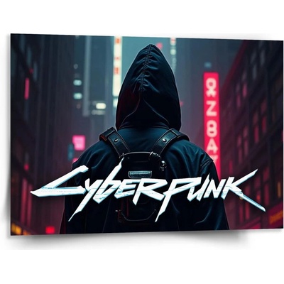 Sablio Obraz Cyberpunk 2077 Výhľad na mesto - 150x110 cm