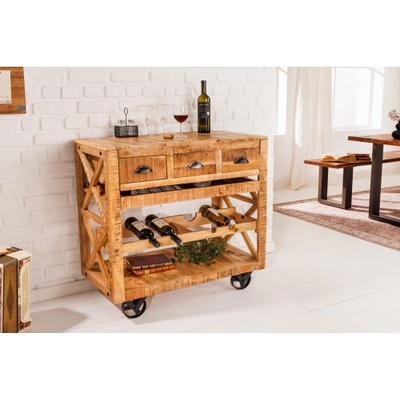 Barový stolík 42379 Mango drevo - Komfort-nábytok