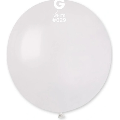 Gemar Balón metalický biely 48 cm