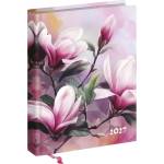 Realsystem Дневник за срокове REALSYSTEM Librobello за жени B/6, ежедневен, с бели страници, Magnolia 2027 (5421-62)