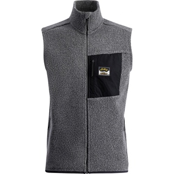 Lundhags Мъжки вълнен елек Lundhags Flok Wool Pile Vest Wool vest - Granite - размер XL (032-0877-0514)