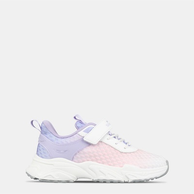 Slazenger Маратонки Slazenger Kids' Skye Textile Hook and Loop Runners - White/Purple