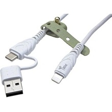 BIOnd BIO-CT-IP USB 2.0 USB C(M) + USB A(M) - Lightning, 3A, 1,2m