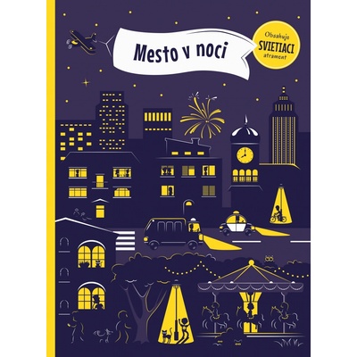 Mesto v noci Petra Bartíková, Zuzana Kurucová ilustrácie