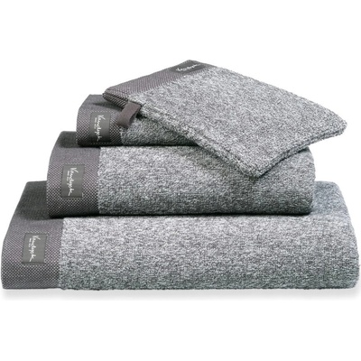 Vandyck uterák Home Mouline Off Black 30x50 cm