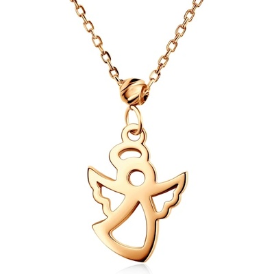 SAVICKI Колие с ангелче Savicki: злато, 585