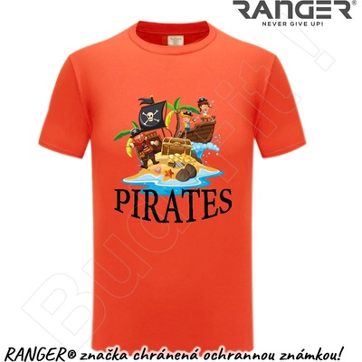 Ranger tričko motív Pirates červená