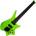 Hils Guitars HZ7 NEXT Neon Green Headless китара