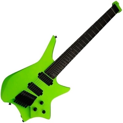 Hils Guitars HZ7 NEXT Neon Green Headless китара