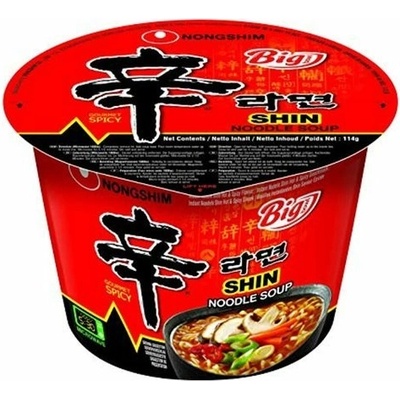 Rezancová instantná polievka Big Bowl Shin Ramyun pálivá 114 g